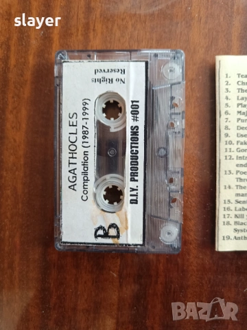 Оригинална касета Agathocles – Mincemania In Greece, снимка 3 - Аудио касети - 53969768