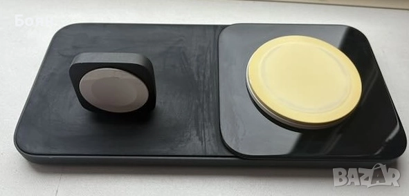 NOMAD Base One Max MagSafe - Qi-зарядно iPhone/Apple Watch, снимка 3 - Безжични зарядни - 51745402