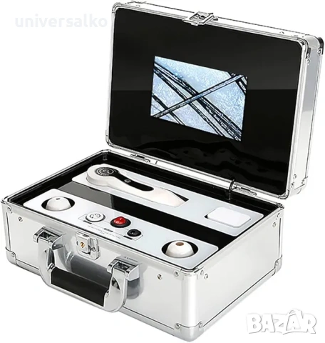 Скенер за диагностика на скалп и кожа, детектор за фоликулит, снимка 2 - Фризьорски принадлежности - 46097115