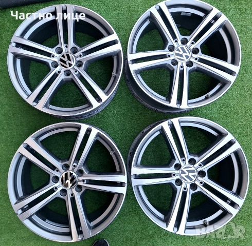 Продавам 4бр 18-ки джанти за Фолксваген Пасат, Тигуан, Шаран, Голф 