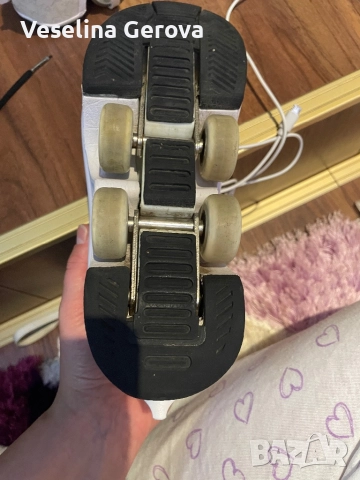 Уникални маратонки-кънки стелка 23,5, снимка 5 - Детски велосипеди, триколки и коли - 52613894