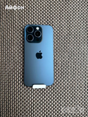 НОВ! 1000Gb *ЛИЗИНГ iPhone 15 Pro Blue Titanium / 1Tb /Айфон / Гаранция, снимка 1 - Apple iPhone - 45336310