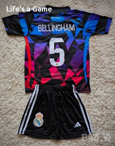Детско - юношески футболен екип Реал Мадрид Белингам  Real Madrid Bellingham , снимка 2 - Детски комплекти - 45649726