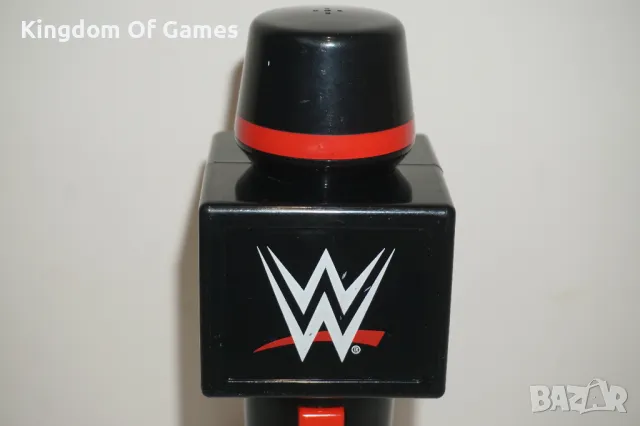 Рядък Оригинален Кеч Микрофон WWE WWF Raw Big Talker Electronic Wrestling Microphone 2013, снимка 3 - Микрофони - 48770258