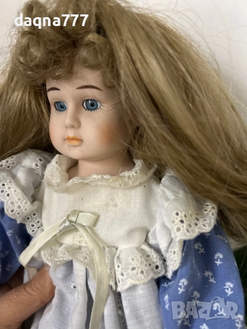 Порцеланова кукла Германия 70-те години, снимка 12 - Кукли - 52894569