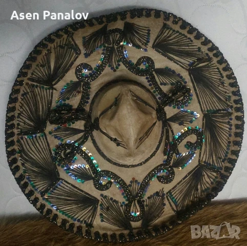 Оригинално  Мексиканско Сомбреро, снимка 8 - Антикварни и старинни предмети - 50462168