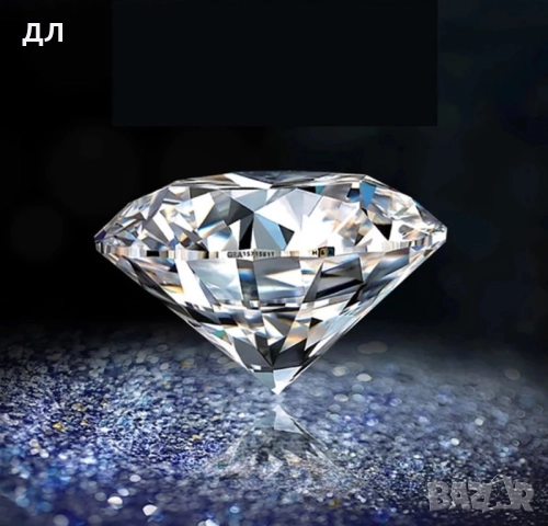 Диамант мойсанит, 12 карата, 15 мм., снимка 2 - Други - 52933619