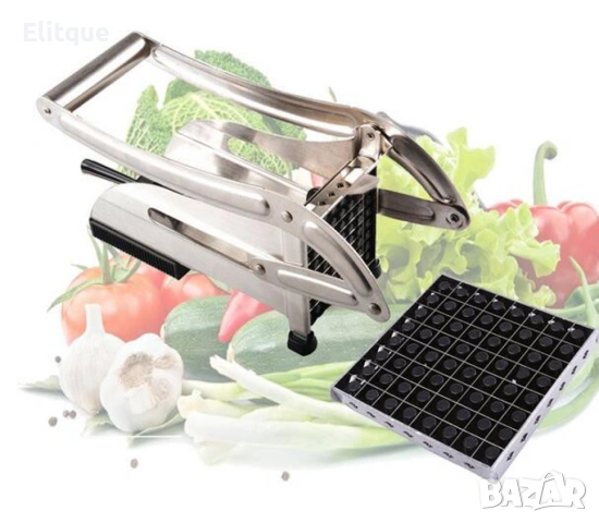 Преса за картофи с две сменяеми приставки от неръждаема стомана, снимка 3 - Други - 53429887