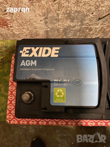 Почти нов акумулатор 95 ам/ч 850 А Exide AGM/АГМ с гаранция , снимка 5 - Части - 46091088