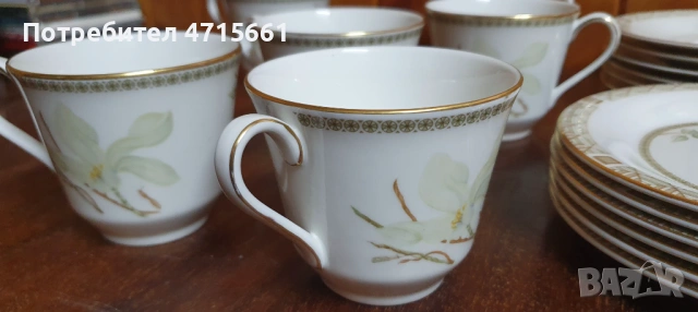 Royal Doulton Fine china White Nile 1978 сет за чай английски порцелан , снимка 8 - Антикварни и старинни предмети - 53961458