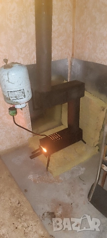 печка на изгоряло масло