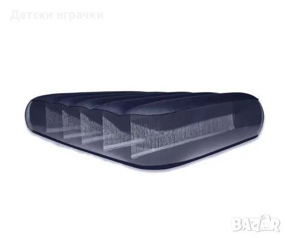 Надуваем матрак Intex Classic Downy, 99х191х25 см, Fiber-Tech™, плюшен, син, снимка 6 - Надуваеми легла - 49927218