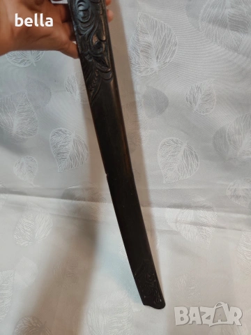 Автентичен индонезийски нож-сабя тип Голок, снимка 10 - Антикварни и старинни предмети - 54112363