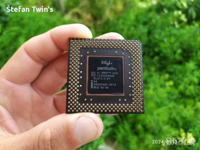 ✅ Intel® Pentium® w/MMX™ 200MHz/66MHz/CPU/Socket 7 (PGA321), снимка 8 - Процесори - 46280479