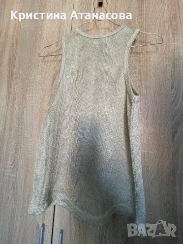 👚 Рипс потник с лъскави нишки, снимка 6 - Потници - 53056374