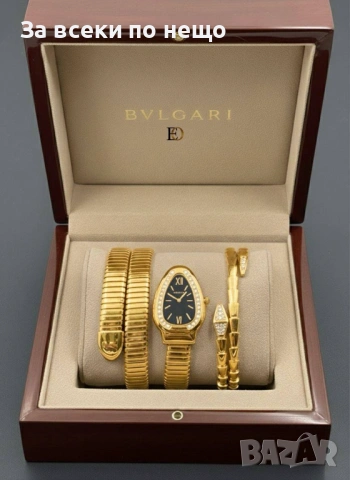 Bvlgari Дамски Часовник И Гривна В Кутия - Налични Различни Цветове Код SK905, снимка 8 - Дамски - 53408791