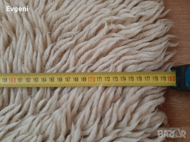 Китеник от чиста вълна – за спалня (230 х 180 см), снимка 3 - Покривки за легло - 54098059