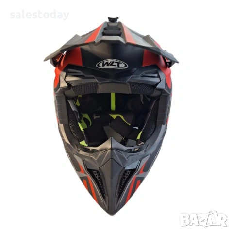 Кросова Каска за Мотокрос и Ендуро, Cross Helmet, снимка 6 - Аксесоари и консумативи - 53910048