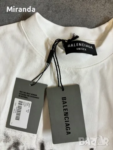 Balenciaga мъжка тениска , снимка 2 - Тениски - 47177650