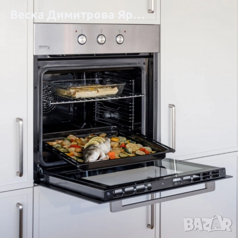 Вградима фурна Taurus HM669IXM – 69 л, 2300 W, WaterSteam , енергиен клас A, нова/с дефект, снимка 3 - Печки, фурни - 52057800