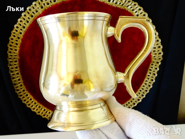 Бронзова чаша за вино 200 мл.,халба. , снимка 4 - Антикварни и старинни предмети - 54168424