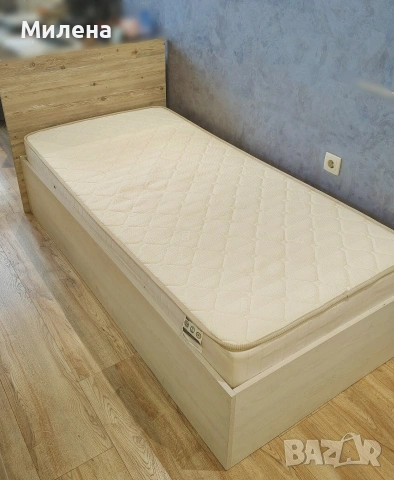 Легло с матрак и повдигащ механизъм, снимка 2 - Спални и легла - 53520960