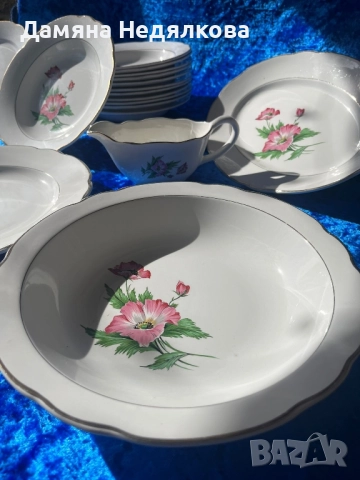 Френска сервиз за хранене, снимка 6 - Сервизи - 52310504