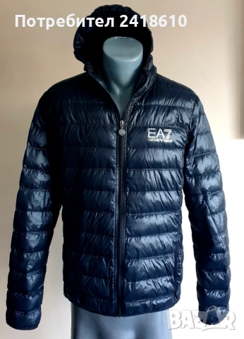 Emporio Armani EA7 Mens Down Jacket Slim Fit Size L ОРИГИНАЛ! Мъжко Олекотено пухено Яке!, снимка 8 - Якета - 52215071