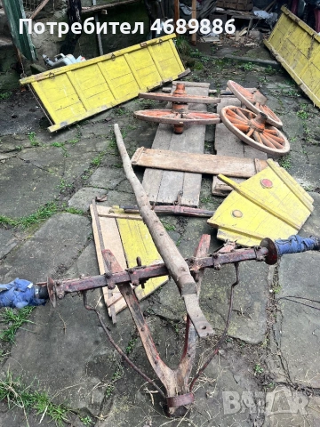 Стара каруца , снимка 8 - Антикварни и старинни предмети - 53597885