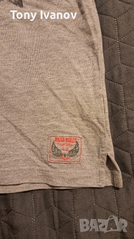 ORIGINAL MARINES сива тениска с яка за 12 годишно , снимка 3 - Детски тениски и потници - 53905902