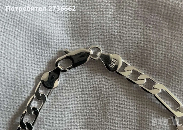 Сребърен Ланец Картие , снимка 5 - Колиета, медальони, синджири - 53483440