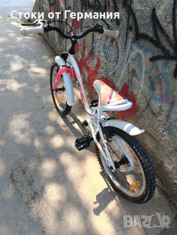 Детско колело за момиче 18 цола, снимка 5 - Велосипеди - 50600344