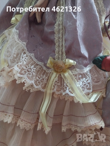 Винтидж колекционерска порцеланова кукла Андреа Alberon Collection нова висока, снимка 10 - Декорация за дома - 52043519