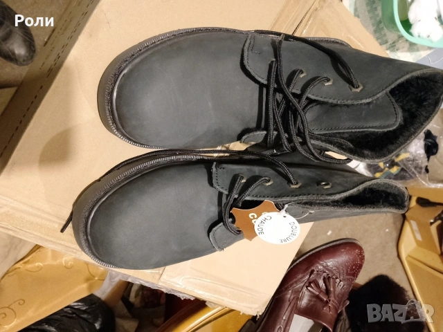 НОВИ мъжки спортни боти NEW LANDER естествена кожа  с топла подплата н-44.5 -45, снимка 11 - Мъжки боти - 43116651