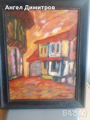 Дора Кънчева маслена картина 