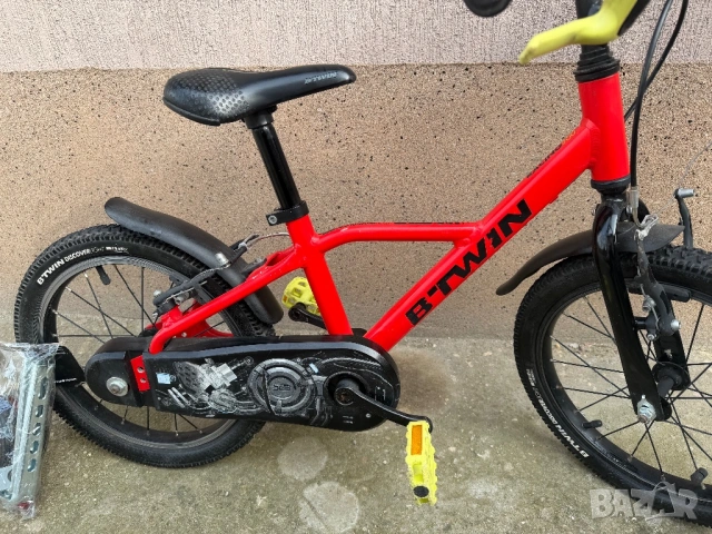 Детски велосипед 16 цола Btwin, снимка 2 - Детски велосипеди, триколки и коли - 53682475