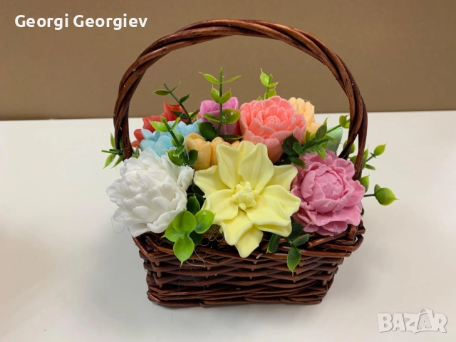 цветя изработени с глицеринов ароматен сапун и Българска роза 🌹 Стара Загора Център., снимка 8 - Декорация за дома - 52838903