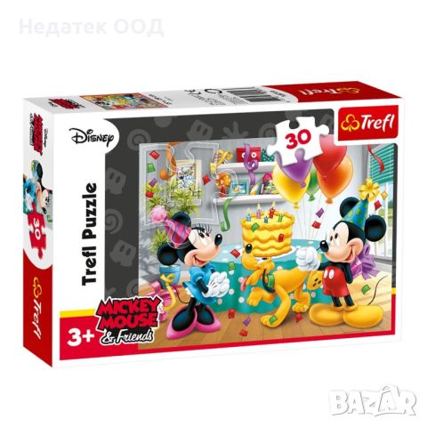 Пъзел, Trefl, Mickey & Minnie, 30 части, снимка 1 - Игри и пъзели - 46393243