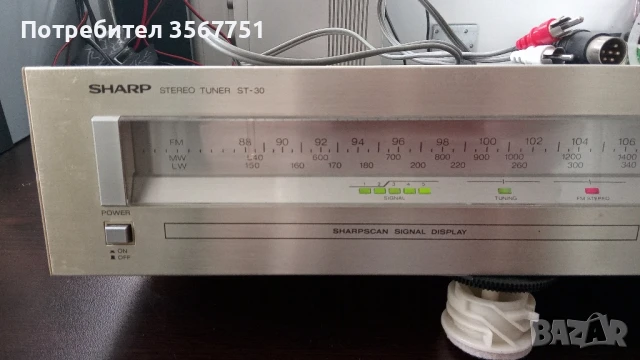 SHARP TUNER ST-30 EЛЕКТРОНИКА, АУДИО ТЕХНИКА, снимка 3 - Радиокасетофони, транзистори - 50953472