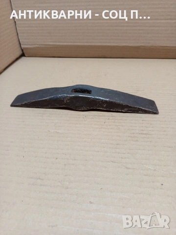 Соц Стар Ръчно Кован Каменоделски Чук 1.400кг. НОМЕР 1634., снимка 6 - Антикварни и старинни предмети - 53878902