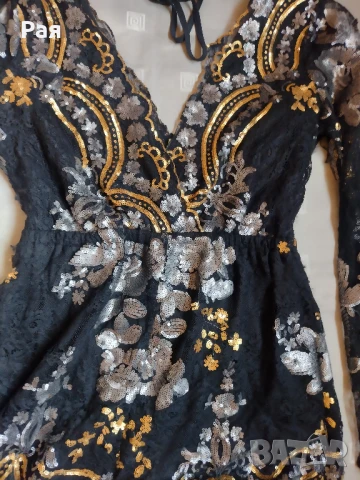 Елегантен къс гащеризон BEBE, снимка 5 - Гащеризони - 50705731