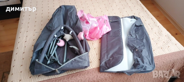 Детско легло-кошарка за спане и игра MONl Sleepy с матрак и подарък!!, снимка 4 - Кошарки - 53413658