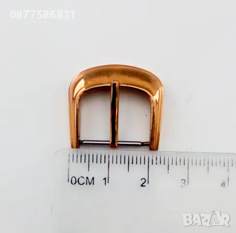 ОРИГИНАЛНА КАТАРАМА ЗА ЧАСОВНИК FRANCK MULLER ТОКА БЪКЕЛ ЦВЯТ БАКЪР.ЧАСОВНИЦИ СТЪКЛО БАТЕРИЯ ПАТЕНТ , снимка 2 - Каишки за часовници - 50261139