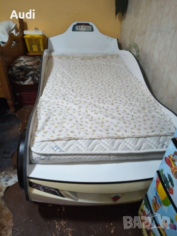 Единично детско легло Бяла кола  Комплект с матрак, снимка 2 - Бебешки легла и матраци - 53886560