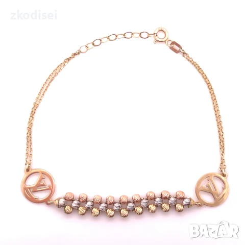 Златна дамска гривна 3,41гр. 20,0см. 14кр. проба:585 модел:27846-1, снимка 1