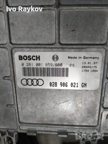 компютър Audi A4 1.9TDI ,028906021GN, 0281001659/660, снимка 3 - Части - 51809100