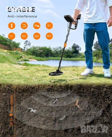 Нов Металотърсач SUNPOW OT-MD13. Пълен комплект с 4 режима и IP68 водоустойчивост   , снимка 5 - Други инструменти - 53565507