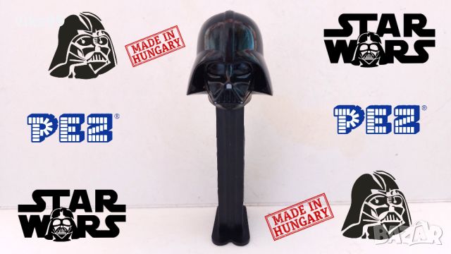 Star Wars - PEZ Dispenser Darth Vader и Stormtrooper 1997, снимка 2 - Колекции - 46582881