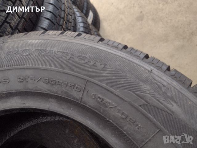 4бр. нови зимни гуми Goodyear  215 65 15 dot 2818цената е за брой!, снимка 8 - Гуми и джанти - 46745833