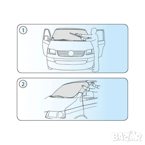 Черен сенник Kegel за бусове размер XXL, снимка 3 - Аксесоари и консумативи - 51016163